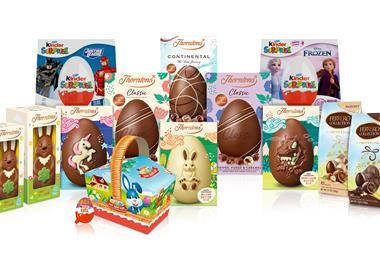 Ferrero Easter range shot plus kinder