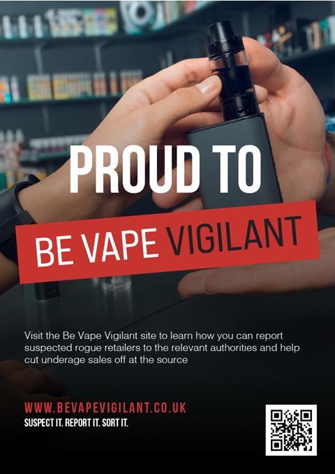 PROUD TO BE VAPE VIGILANT - Retail Poster